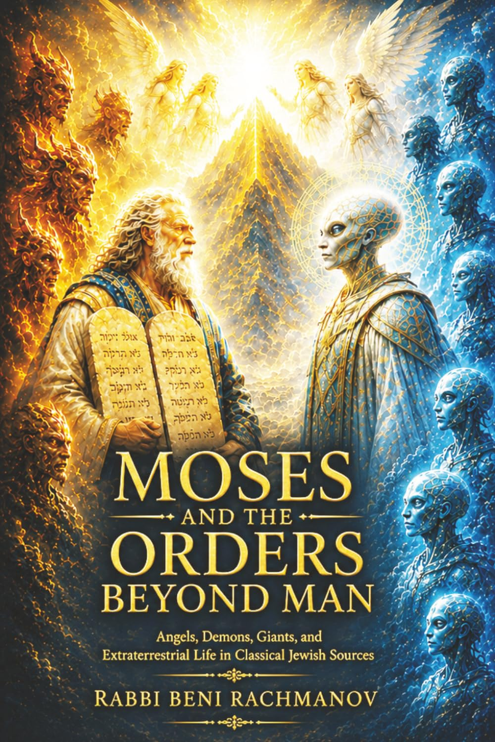 Cover of Moses and the Orders Beyond Man by Rabbi Beni Rachmanov